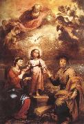 Bartolome Esteban Murillo Trinity oil painting reproduction